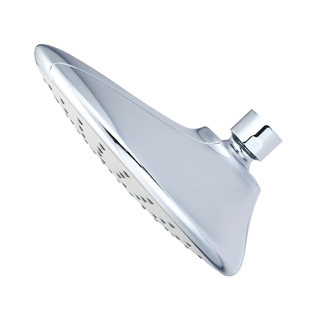 Olympia Faucets Single Function Rain Showerhead, Polished Chrome OP-640037